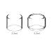 ThunderHead Creations Blaze Solo RTA Glass Tubes